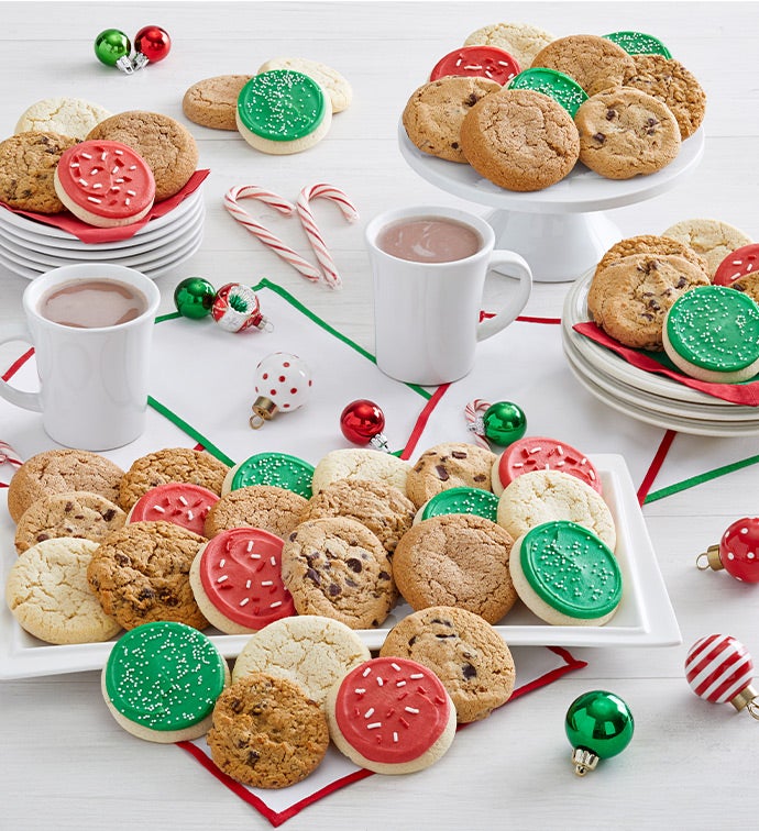 100ct Cheryl's Holiday Assorted Cookie Box